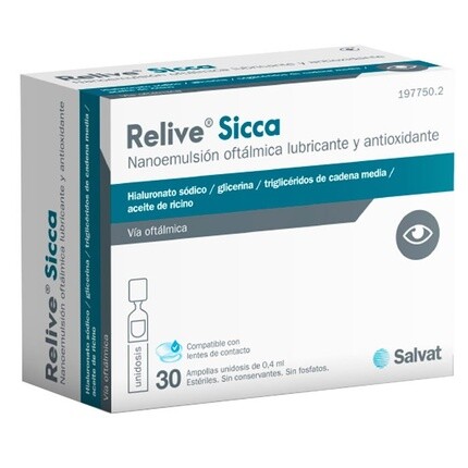 

Оживите Sicca 30 Blister Relive
