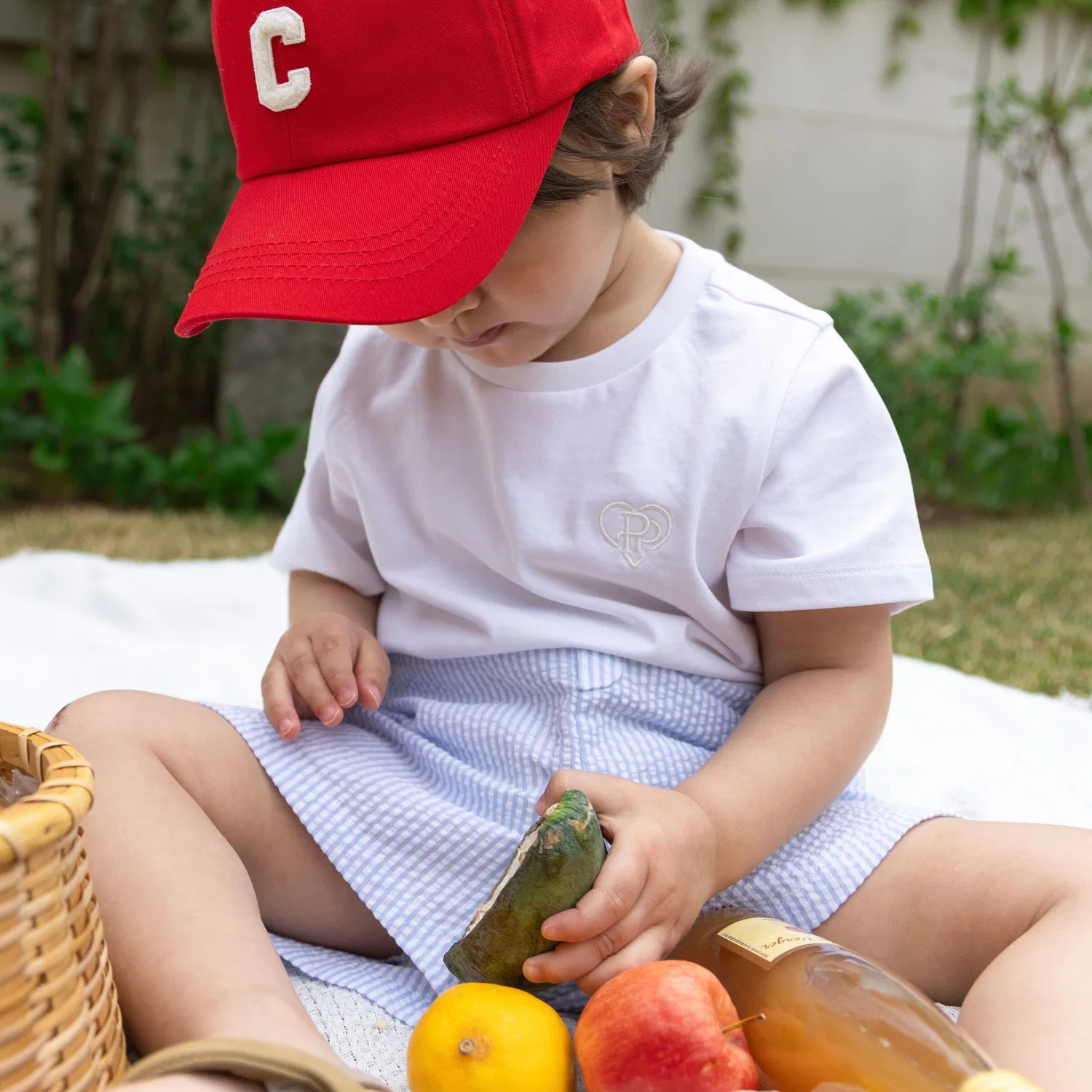 Детская футболка Pp love белого цвета от Pause & Play — фото 2