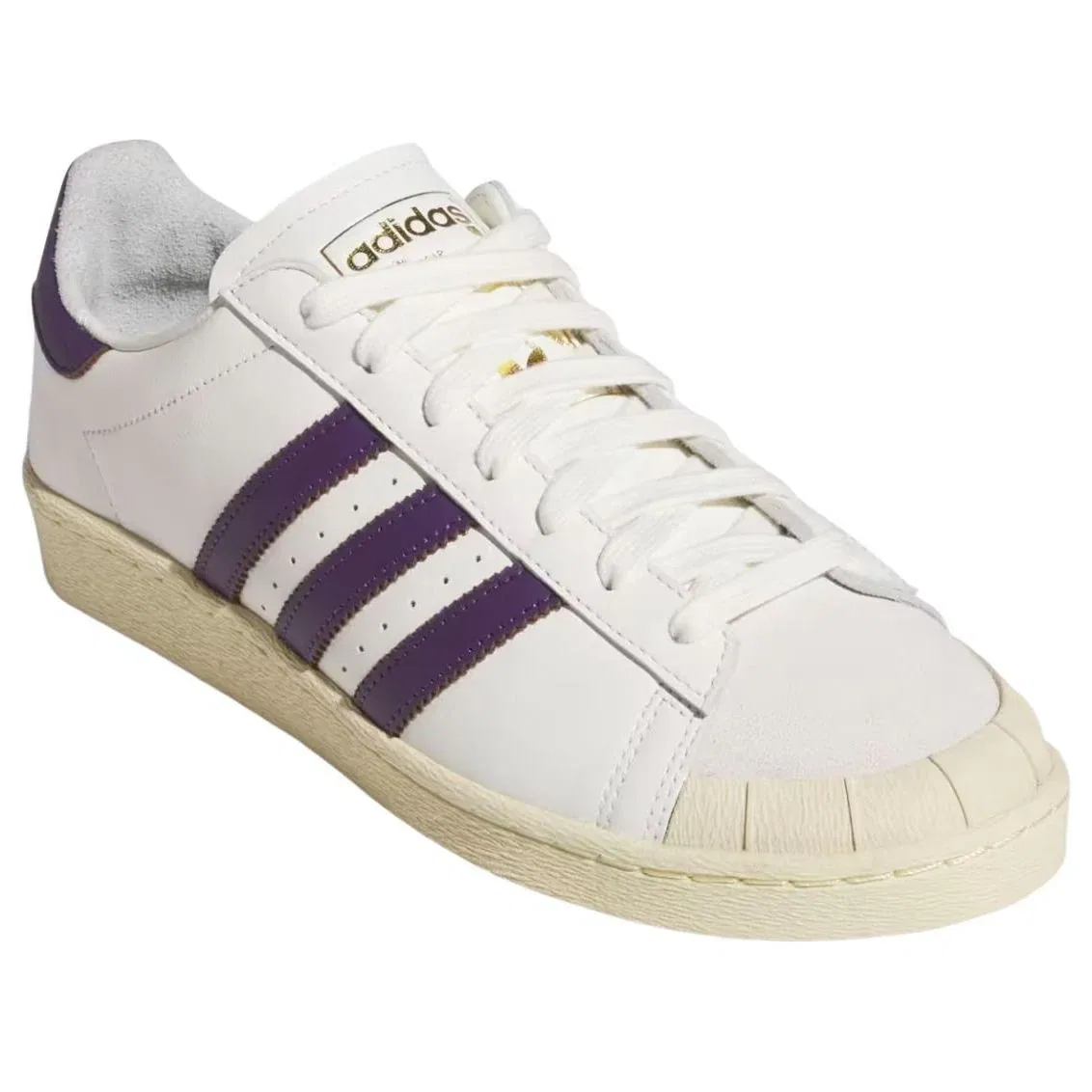 Кроссовки Adidas Jabbar Low 'White Violet' JQ9595, белый — фото 4