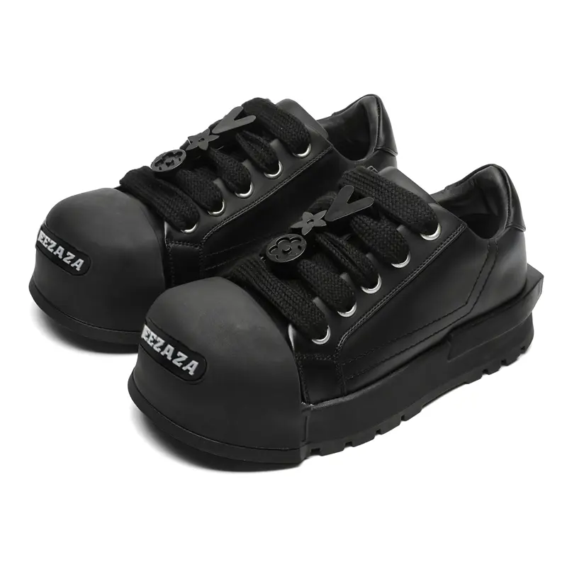

KUNGFUDEER Кроссовки Doll Plan Low Top повседневные унисекс черные, цвет Black