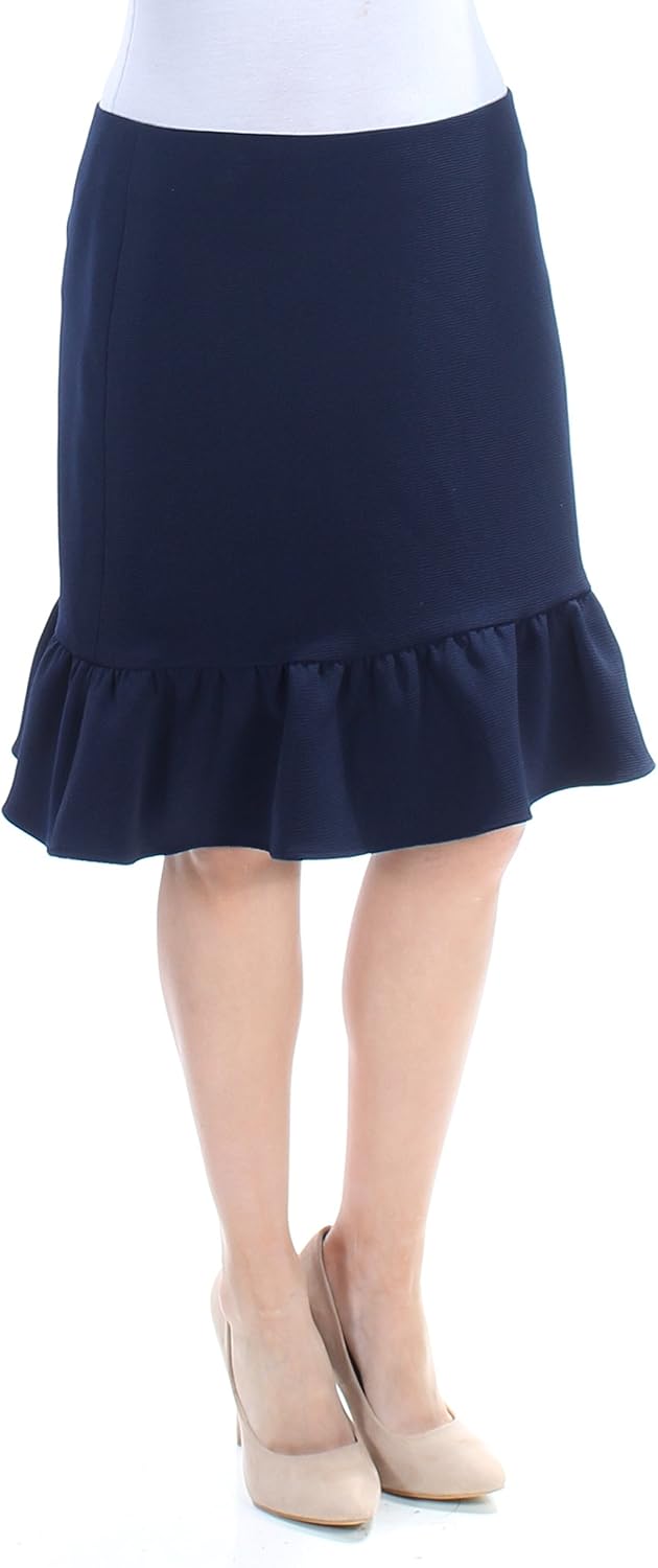 

Женская юбка Tommy Hilfiger с оборками и расклешенным лифом, Midnight