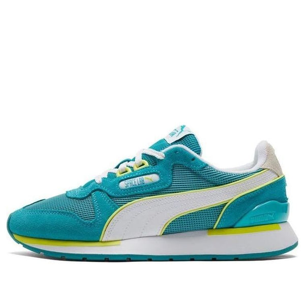 

Кроссовки space lab contrast 'blue green white' Puma, синий
