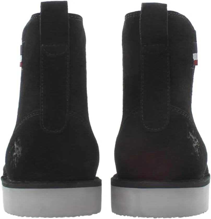 Ботинки U.S. Polo Assn. Chelsea MUST008MDSE1 Synthetic Shoe Model for Men, Black — фото 4