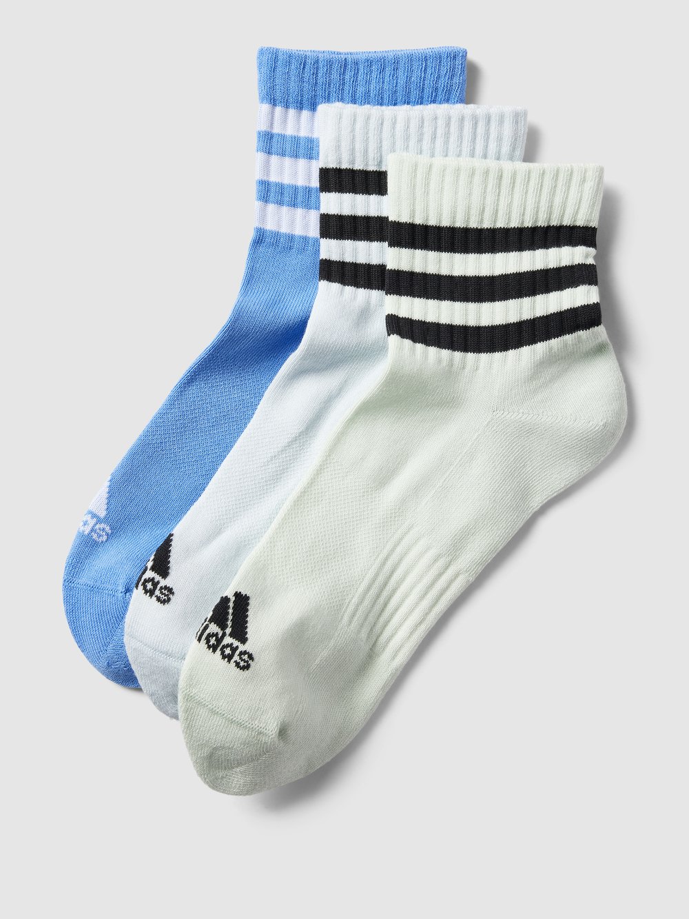 

Полосатые носки в упаковке по 3 шт adidas Originals, синий
