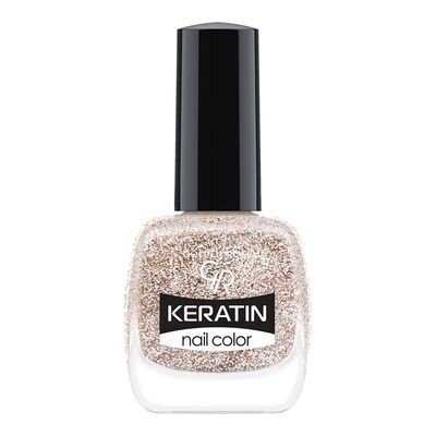 

Кератиновый лак для ногтей 404 Golden Rose, Keratin Glitter Nail Color
