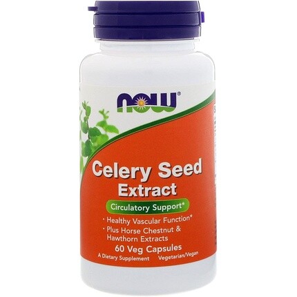 

Now Foods Celery Circulation, 60 капсул