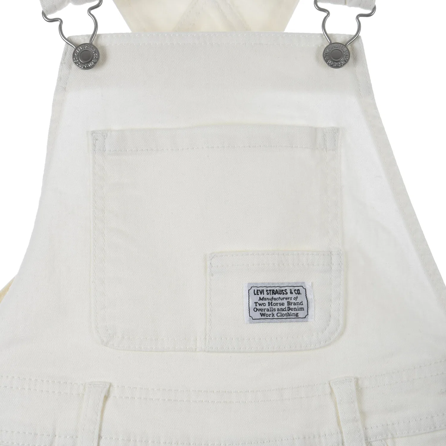 Обычный комбинезон 'Классика' Levi'S Kids, White Denim — фото 3
