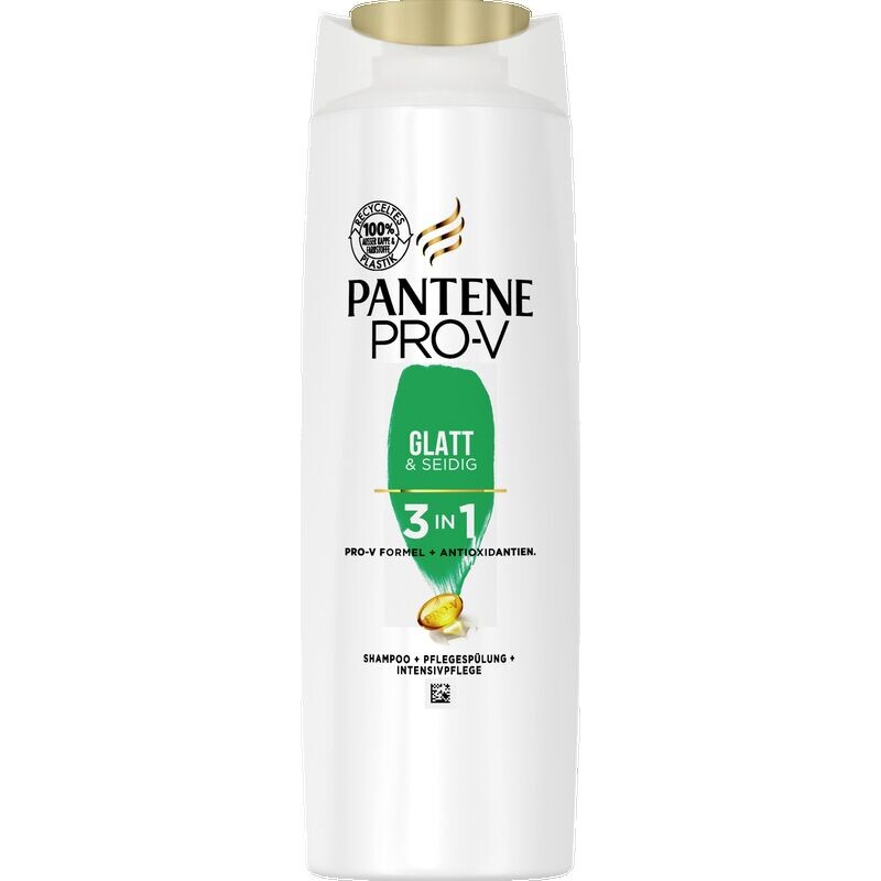 

Шампунь, кондиционер и уход Smooth & Silky 3 в 1 Pantene Pro-V, 250 ml