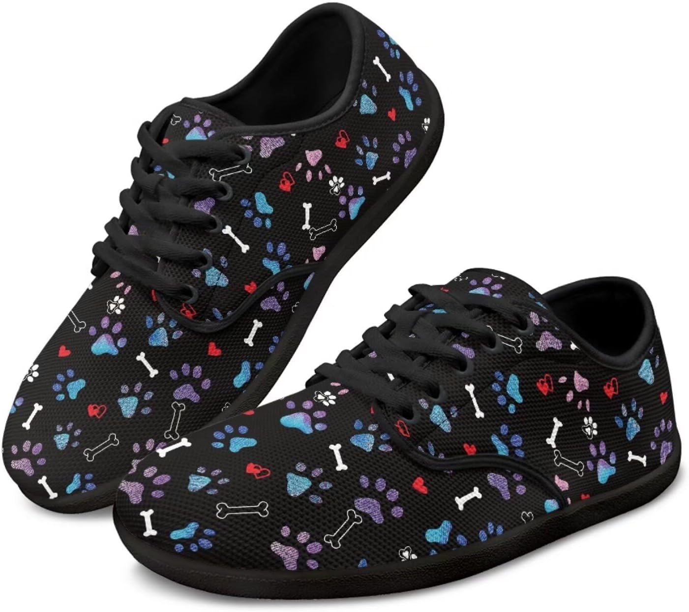 

Мужские босоножки Jeiento с отпечатком лапы собаки, широкая передняя часть, кроссовки с нулевым перепадом для тенниса и тренажерного зала, Dog Paw & Bone