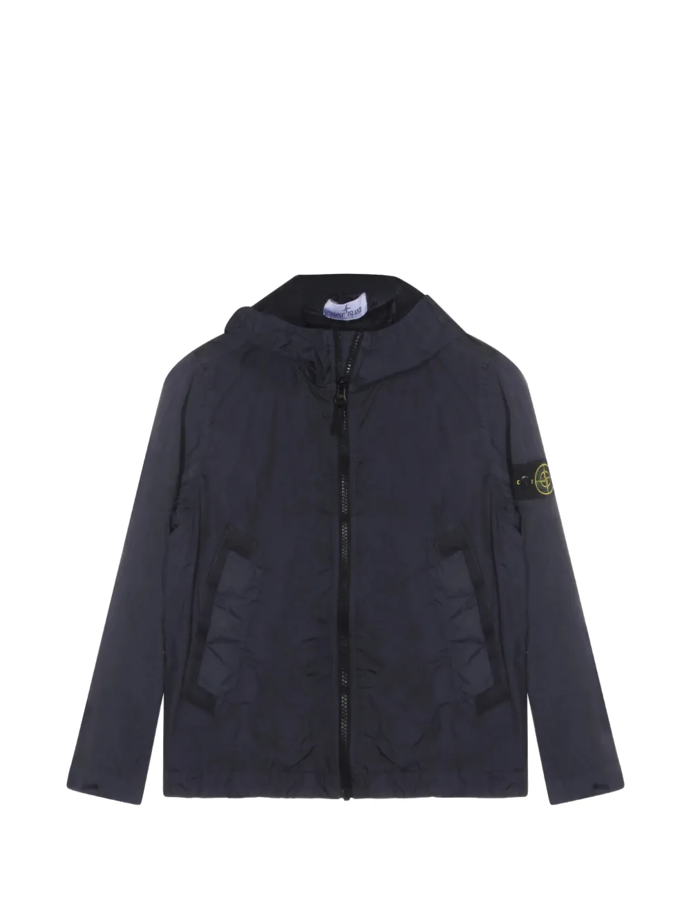 

Толстовка на молнии с капюшоном Stone Island Junior, синий