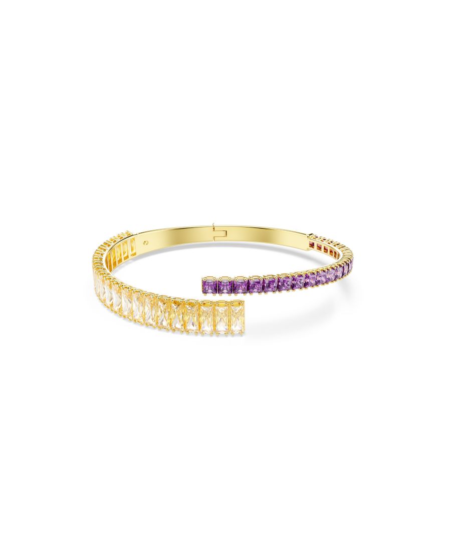 

Браслет Swarovski Matrix с золотым покрытием Swarovski, Purple