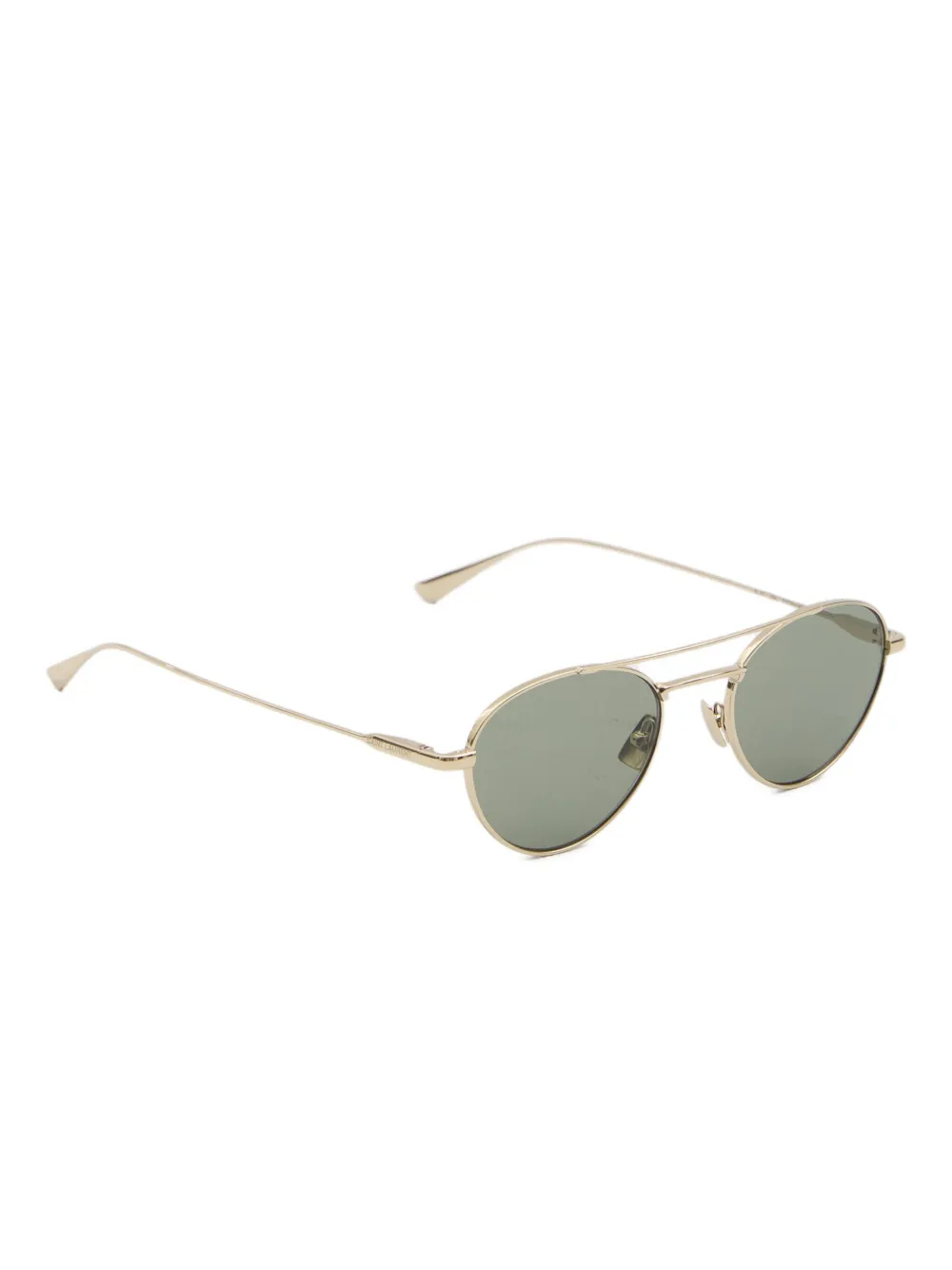 

Солнцезащитные очки в круглой оправе Saint Laurent Eyewear, золотой