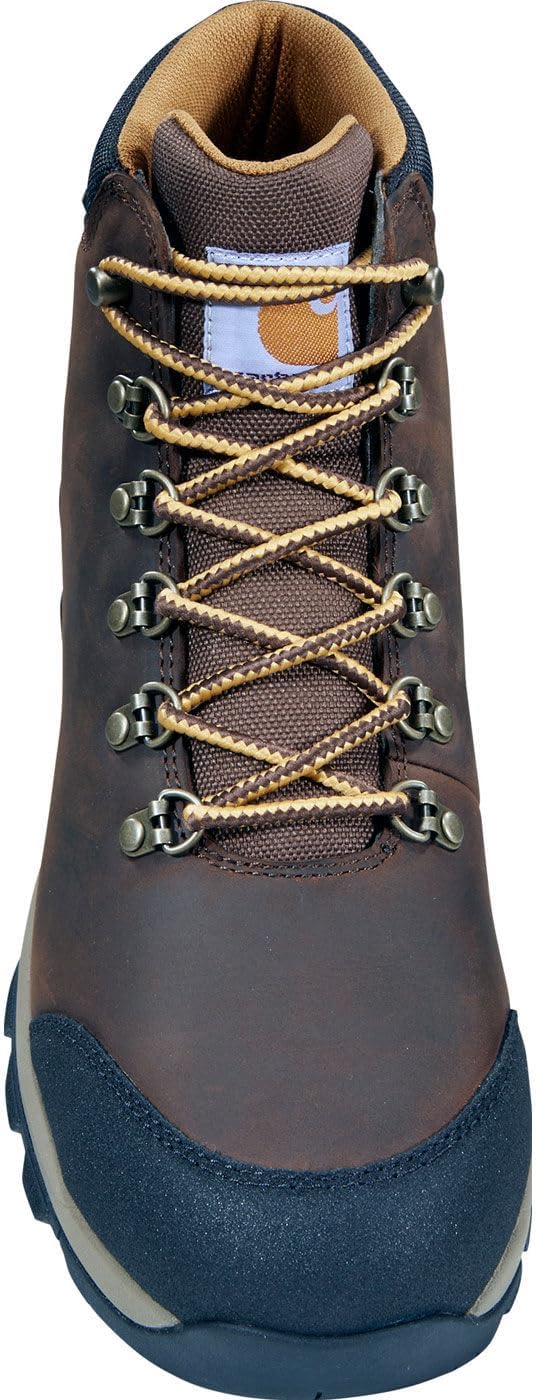 Carhartt мужские ботинки Gilmore 5" Alloy Toe Work Hiker Waterproof Leather Slip Resistant, Dark Brown — фото 3