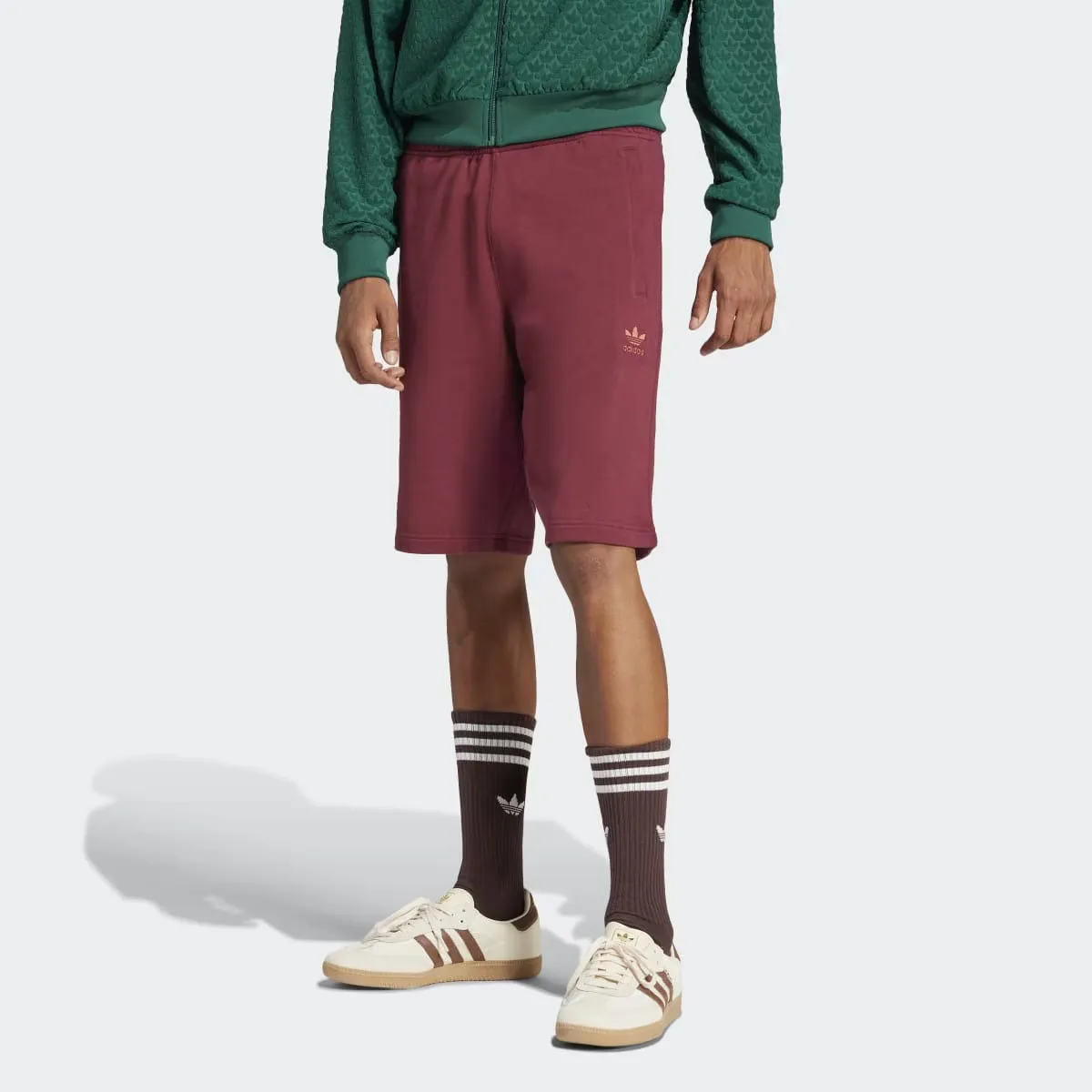 

Шорты мужские Essentials Trefoil Adidas, бордовый