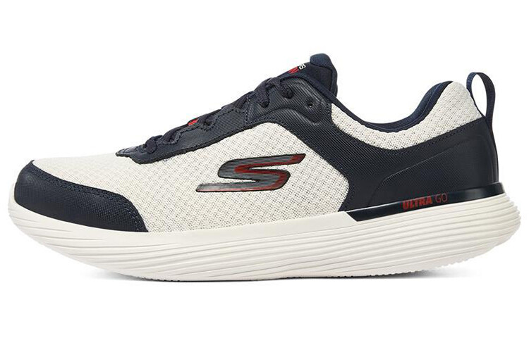 

Кроссовки для бега Go Run 400 V2 мужские с низким верхом белые/темно-синие/красные Skechers