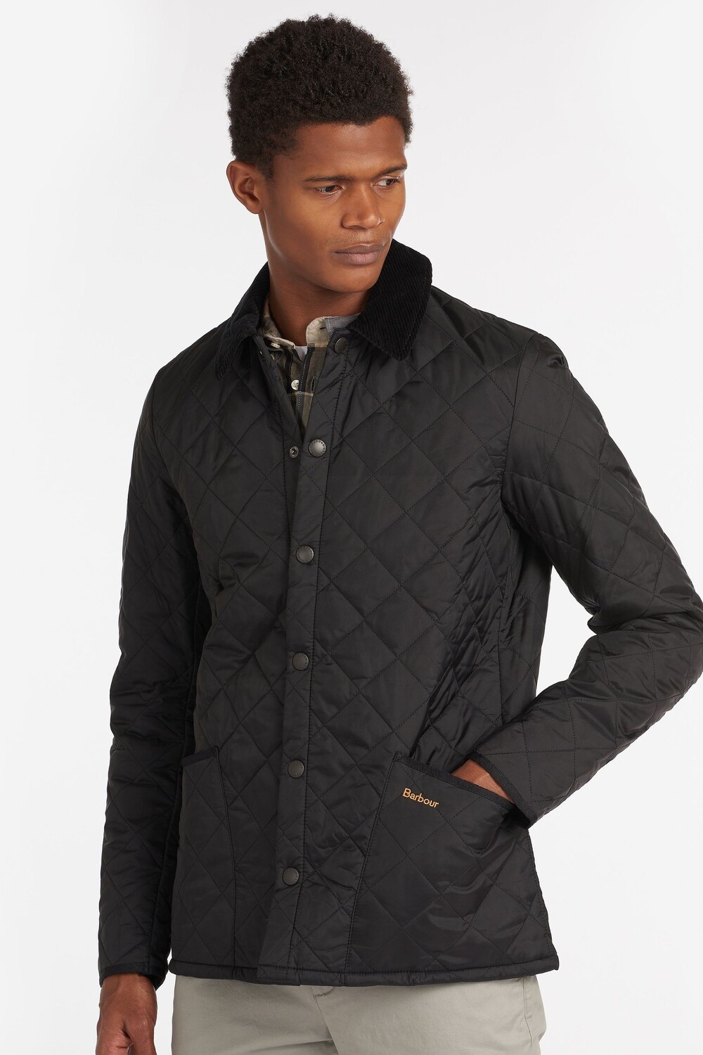 

Куртка стеганая Heritage liddesdale slim fit Barbour, черный