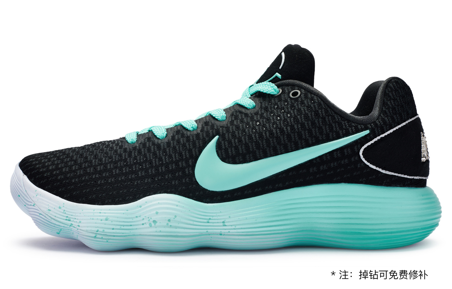 

Гиперданк 2017 811 Производство, Синий Обсидиан Противоскользящие Износостойкие Низкие Баскетбольные Кроссовки Мужские Синий Черный Nike