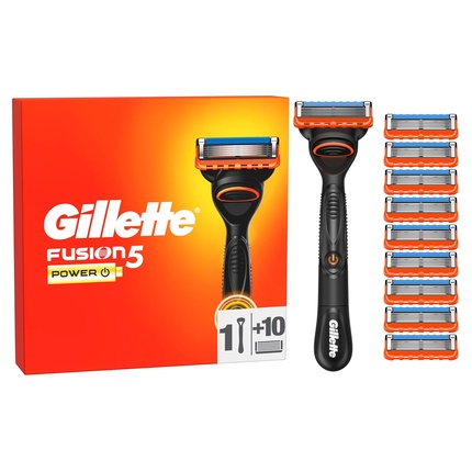 

Триммер для бороды Fusion 5 Power для мужчин с бритвенными лезвиями Gillette