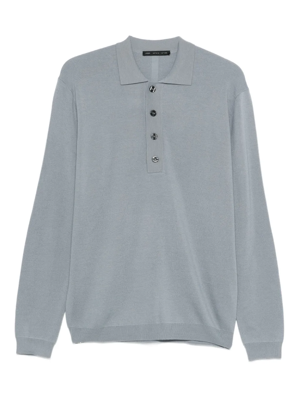 

Поло с длинными рукавами Low Brand, серый