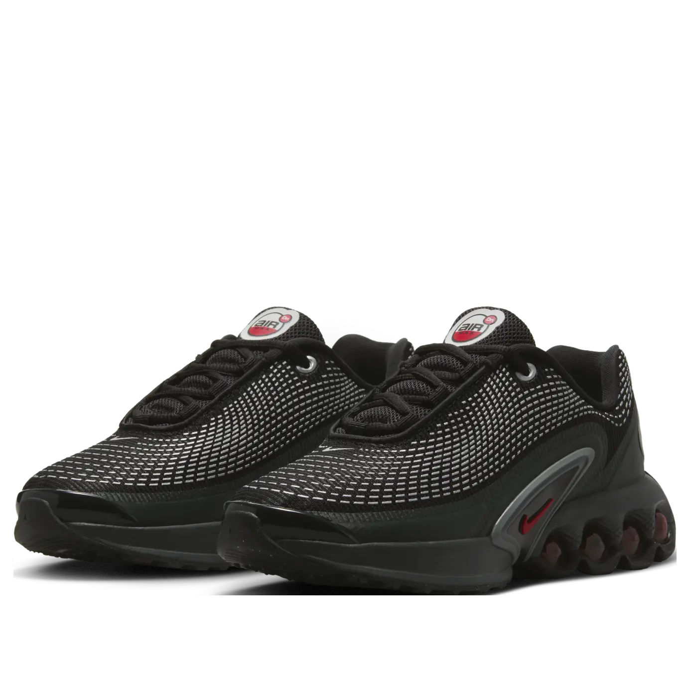Кроссовки (GS) Nike Air Max Dn 'Black Metallic Silver University Red' — фото 4