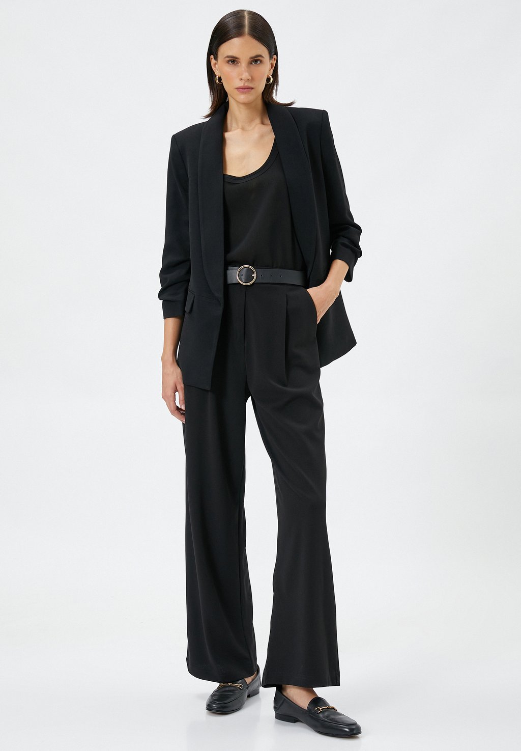 

Короткое пальто POCKET DETAIL BASIC Koton, черный