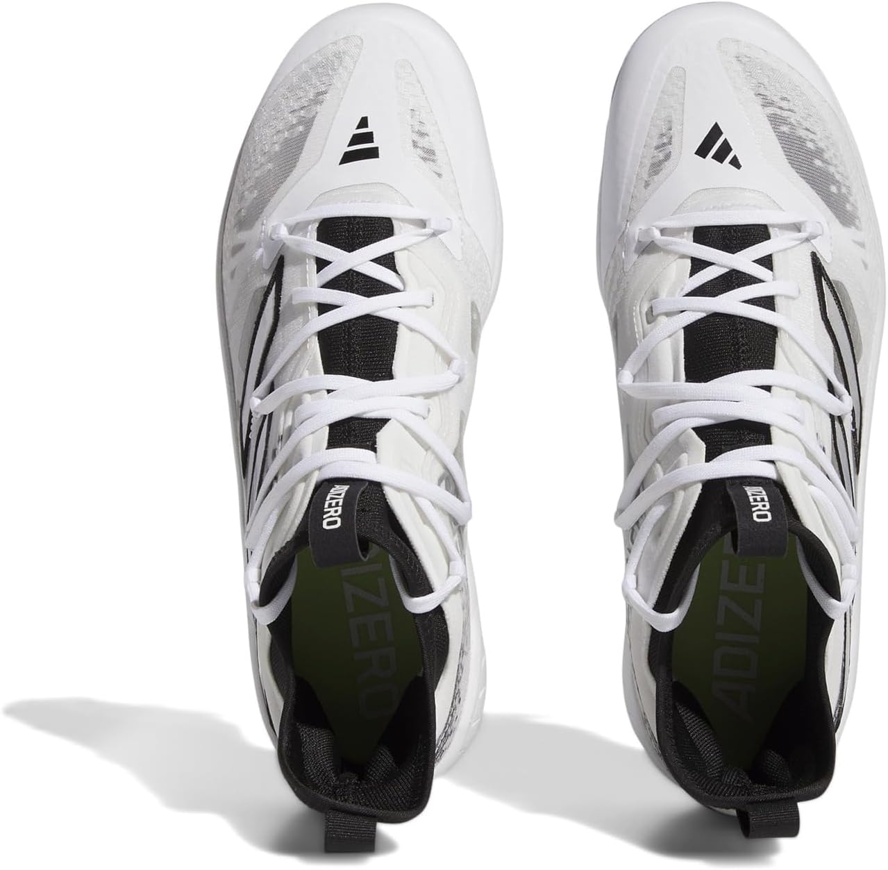 Мужские кроссовки Adidas Adizero Afterburner 9 Nwv, белый/черный — фото 3
