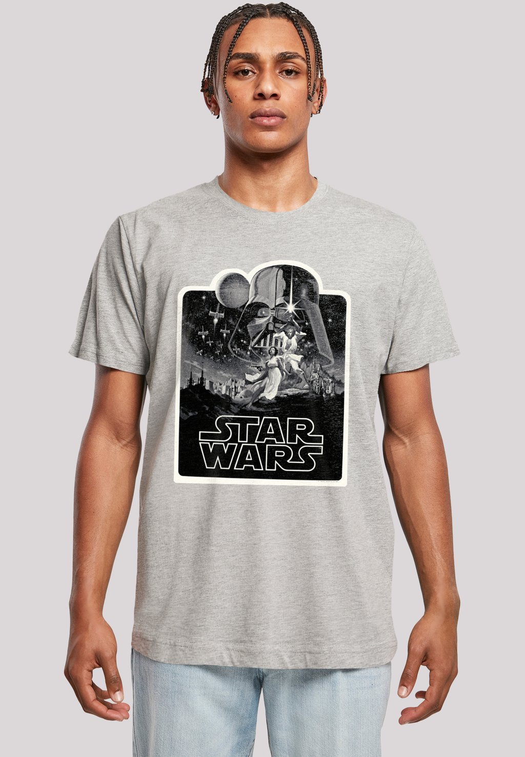 

Футболка с принтом STAR WARS VINTAGE F4NT4STIC, серый