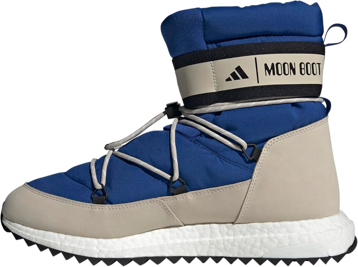 Унисекс-ботинки Adidas Moon Boot Moonboost высокие, синий/черный