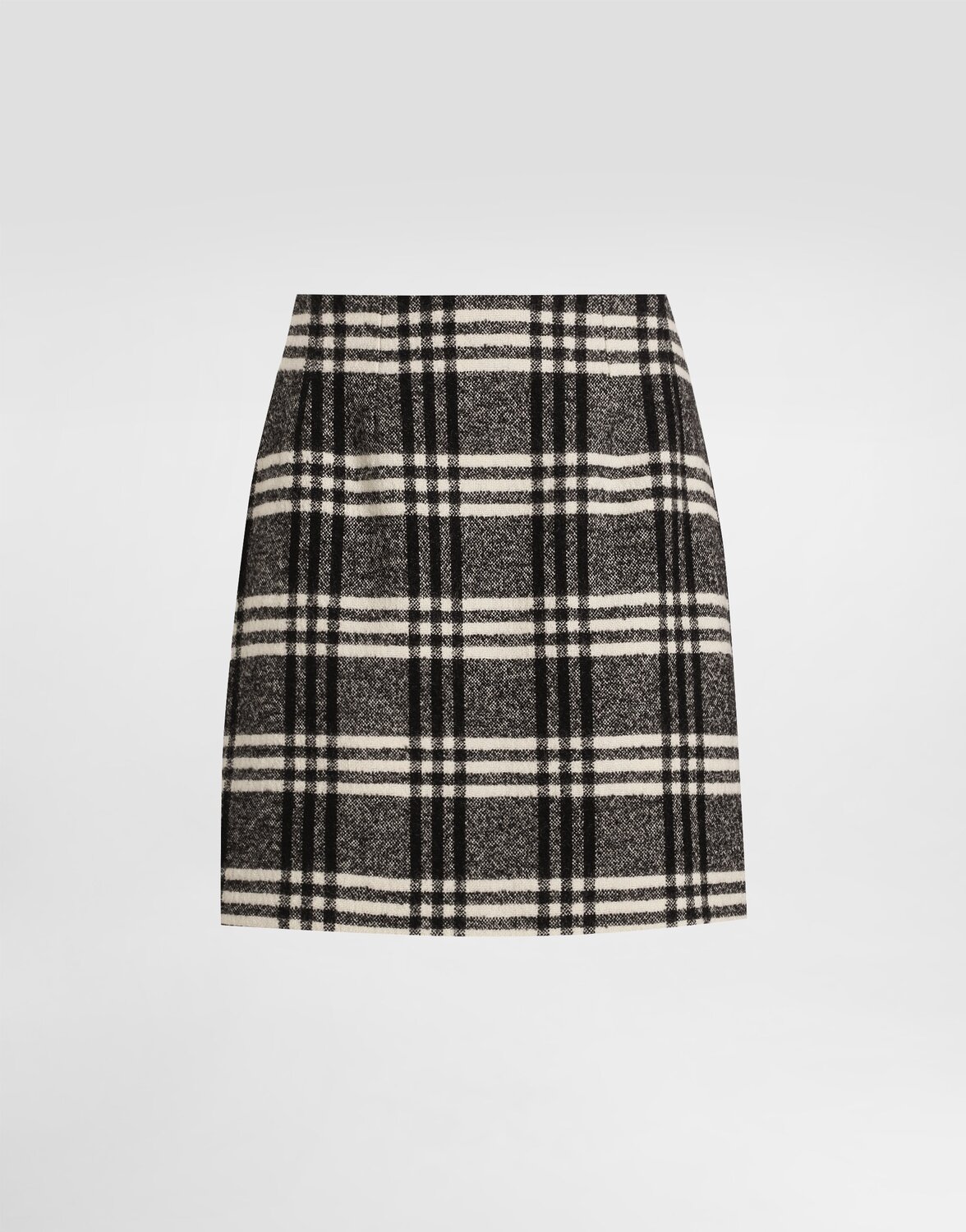 

Юбка в клетку из шерстяной смеси Dolce & Gabbana, мультиколор