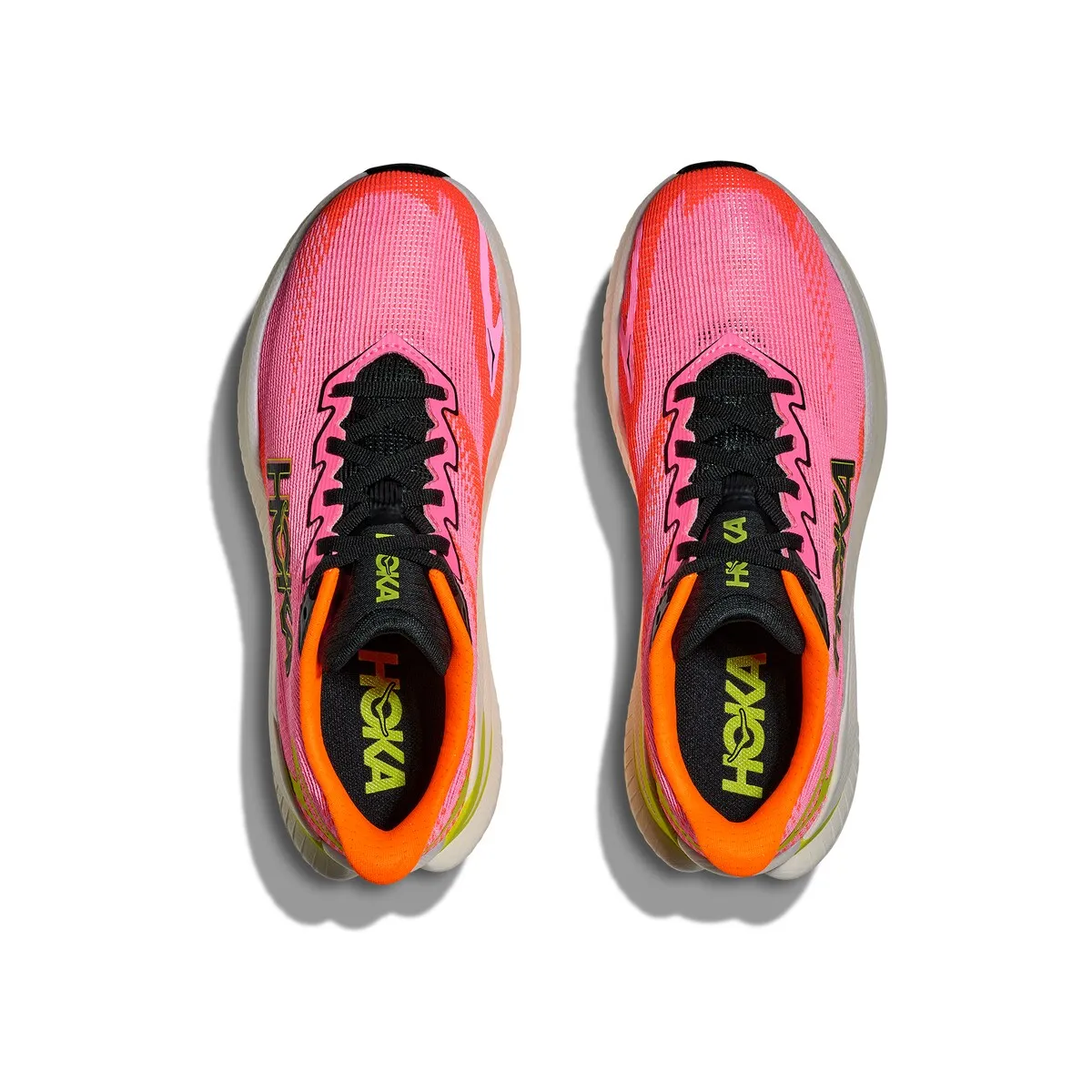Женские беговые кроссовки MACH X 3 Hoka, розовый — фото 2
