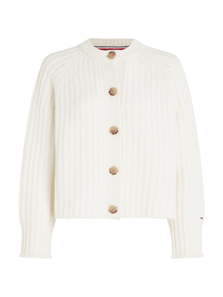 

Вязаный кардиган TOMMY HILFIGER, бежевый