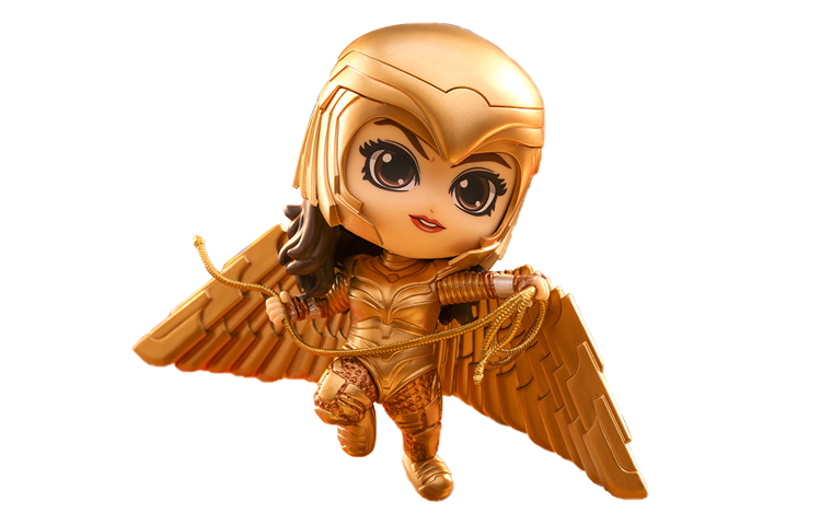 

Миниатюрная фигурка Чудо-женщины 2 в металлическом исполнении, летная версия, золотые доспехи, масштаб 9,5 см/10 см Hot Toys, flight version