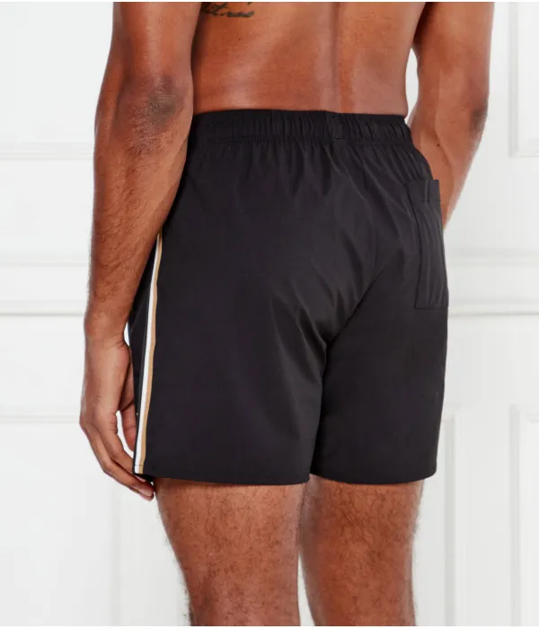 Культовые шорты для плавания Regular fit Boss Bodywear, черный — фото 2