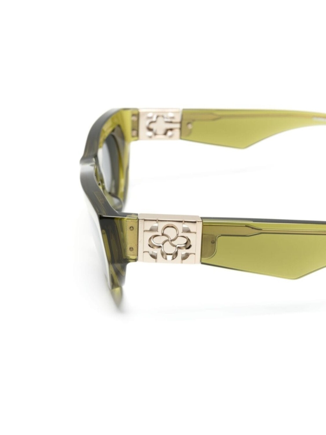 Burberry Eyewear солнцезащитные очки в оправе 'кошачий глаз', зеленый — фото 2