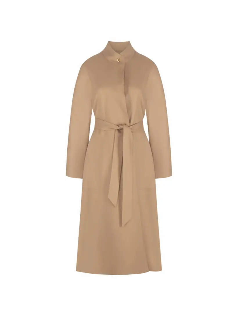 

Кашемировое пальто Loro Piana, жёлтый