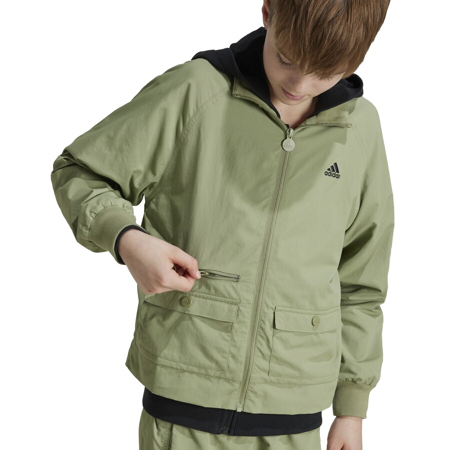 Спортивная куртка ADIDAS SPORTSWEAR Future Icons, оливковый — фото 4