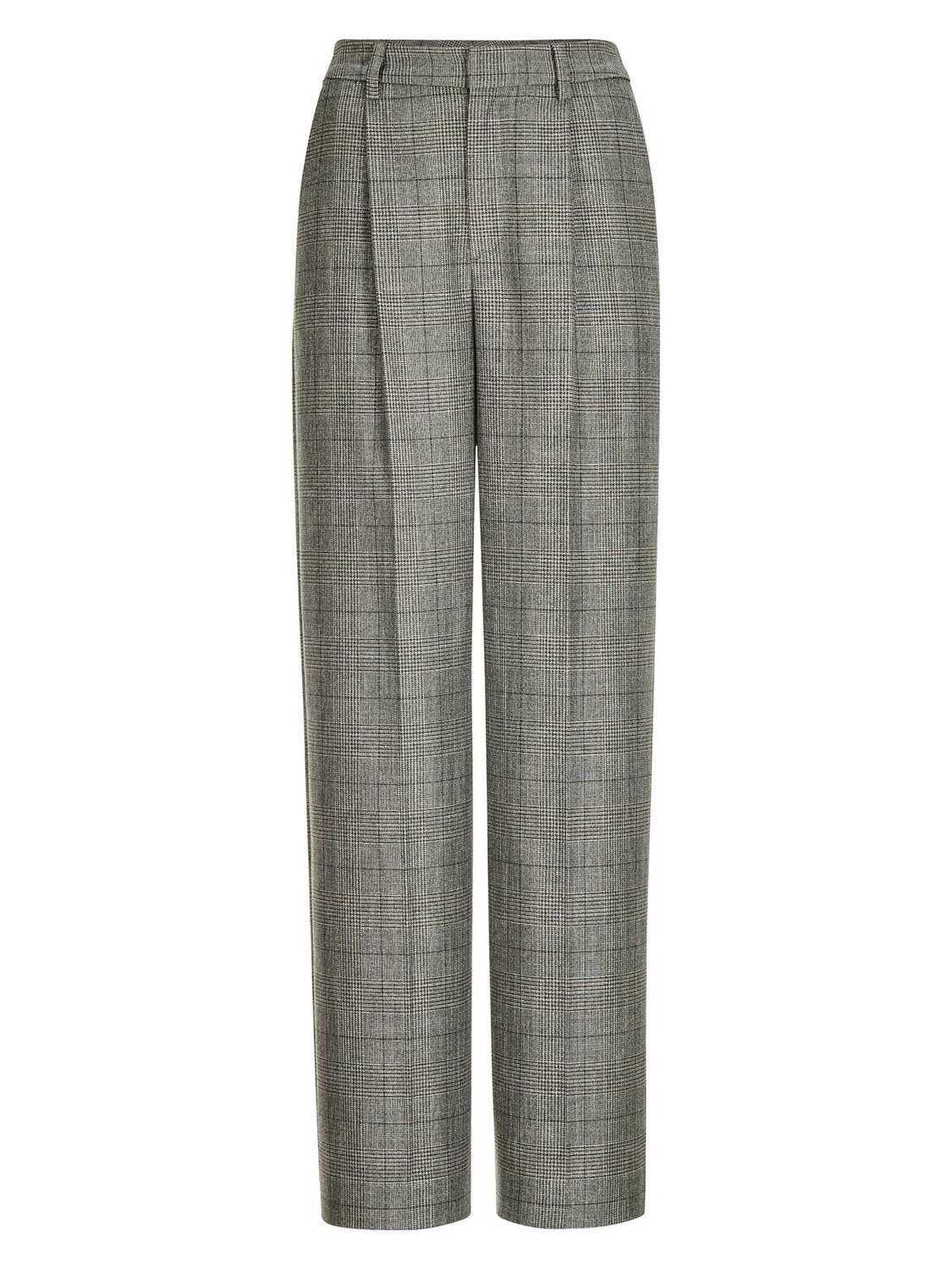 

MADELEINE Брюки плиссе свободного кроя в сером цвете