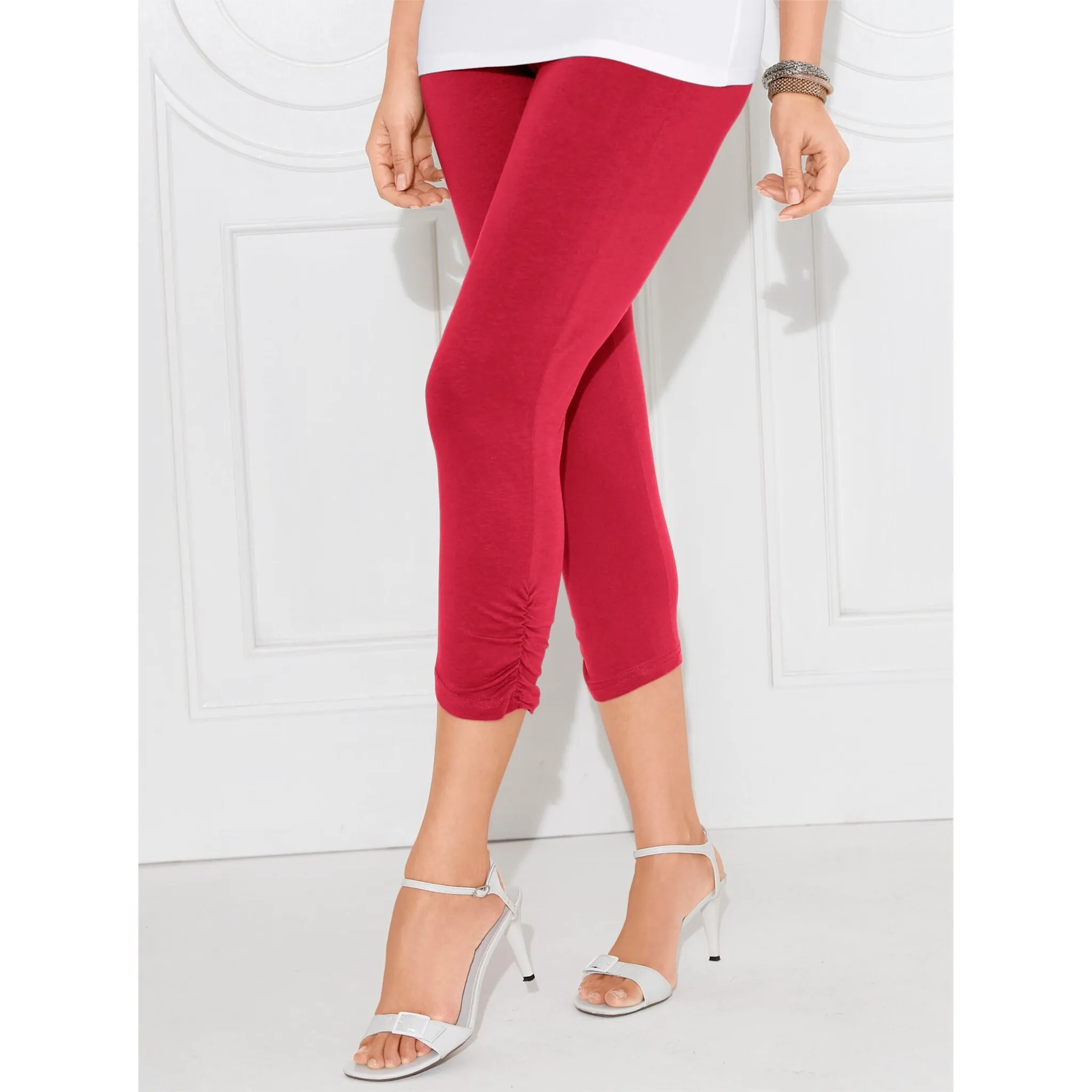 

Классические базовые леггинсы Classic Basics, красный