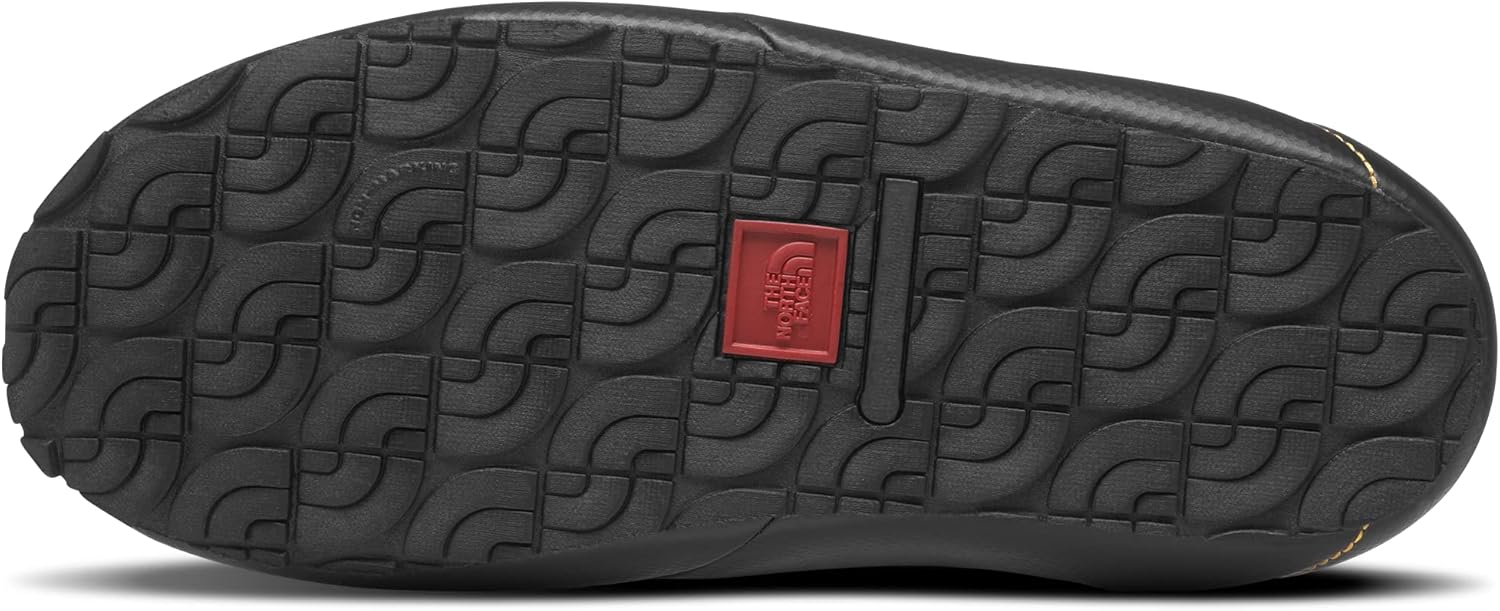 Мужские зимние ботинки THE NORTH FACE Thermoball Traction Mule V, С утеплителем и водоотталкивающей пропиткой, резиновая подошва, черный/золотой — фото 3