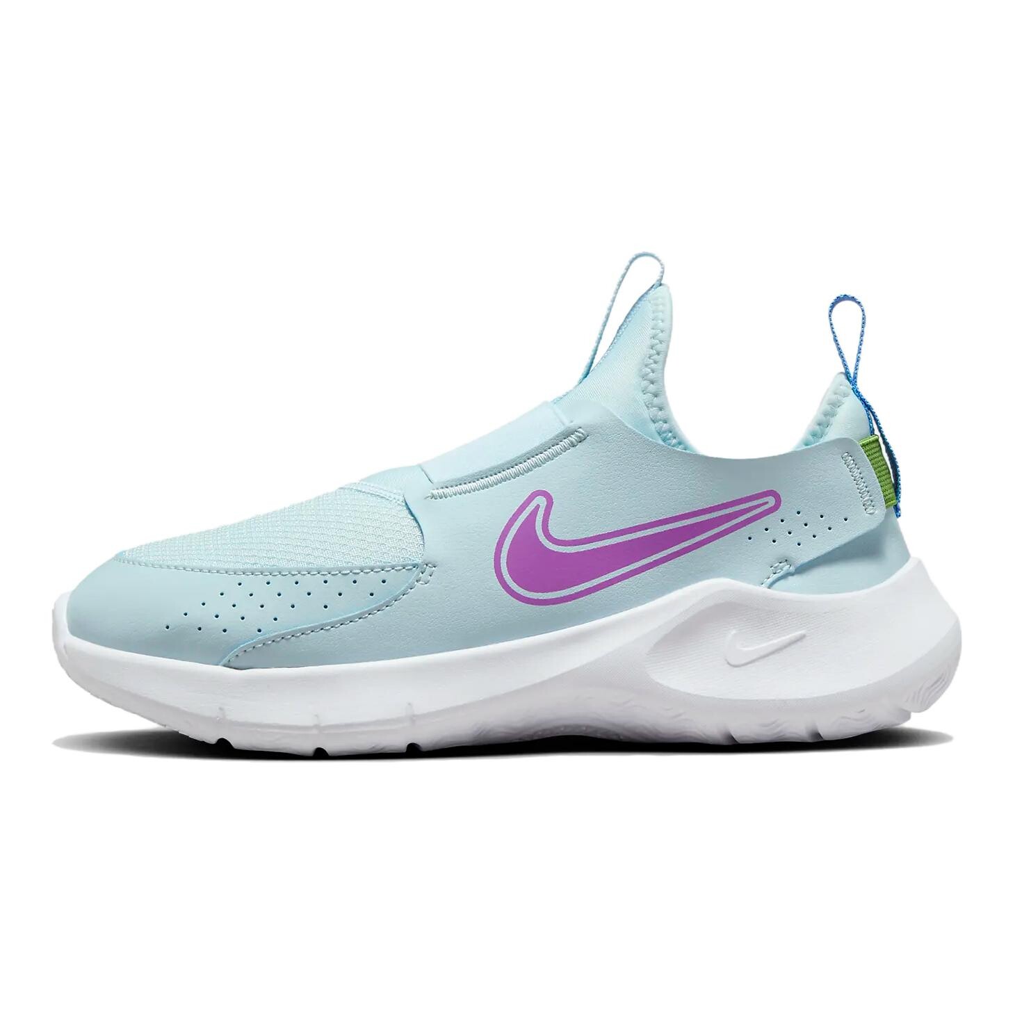 

Кроссовки Flex Runner 3 Kids GS Low-top Glacier Blue University Blue Chlorophyll Super Violet Nike, цвет Glacier Blue University Blue Chlorophyll Super Violet