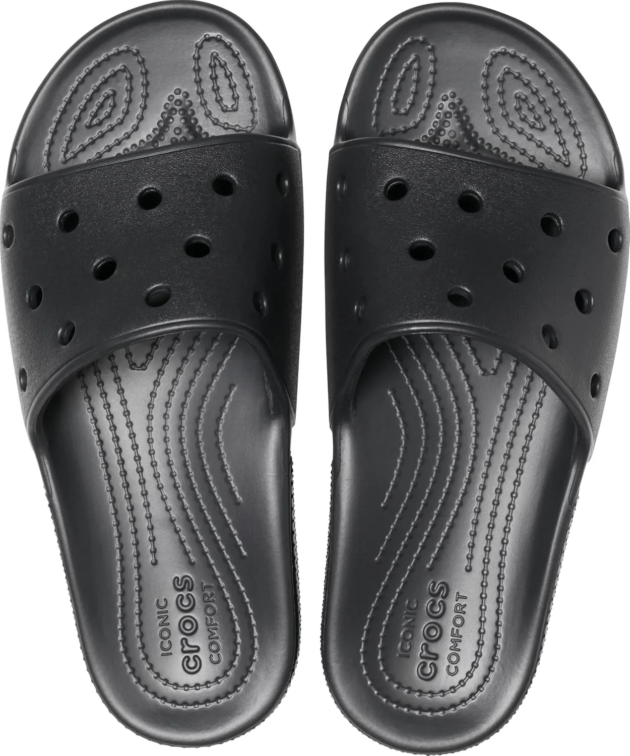 Сандалии-шлепанцы Crocs унисекс, черный — фото 4