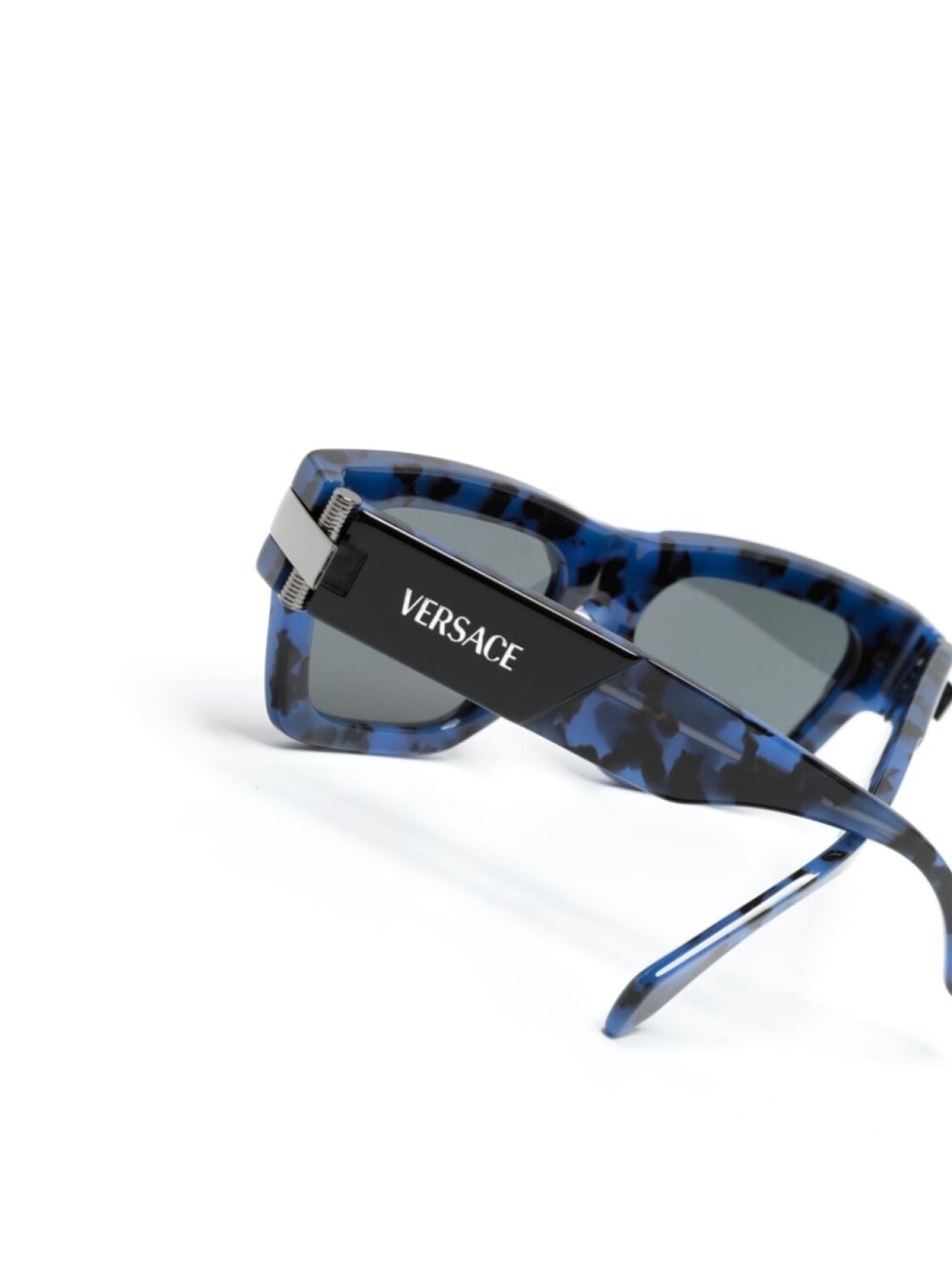 Солнцезащитные очки Classic Top в квадратной оправе Versace Eyewear, синий — фото 3
