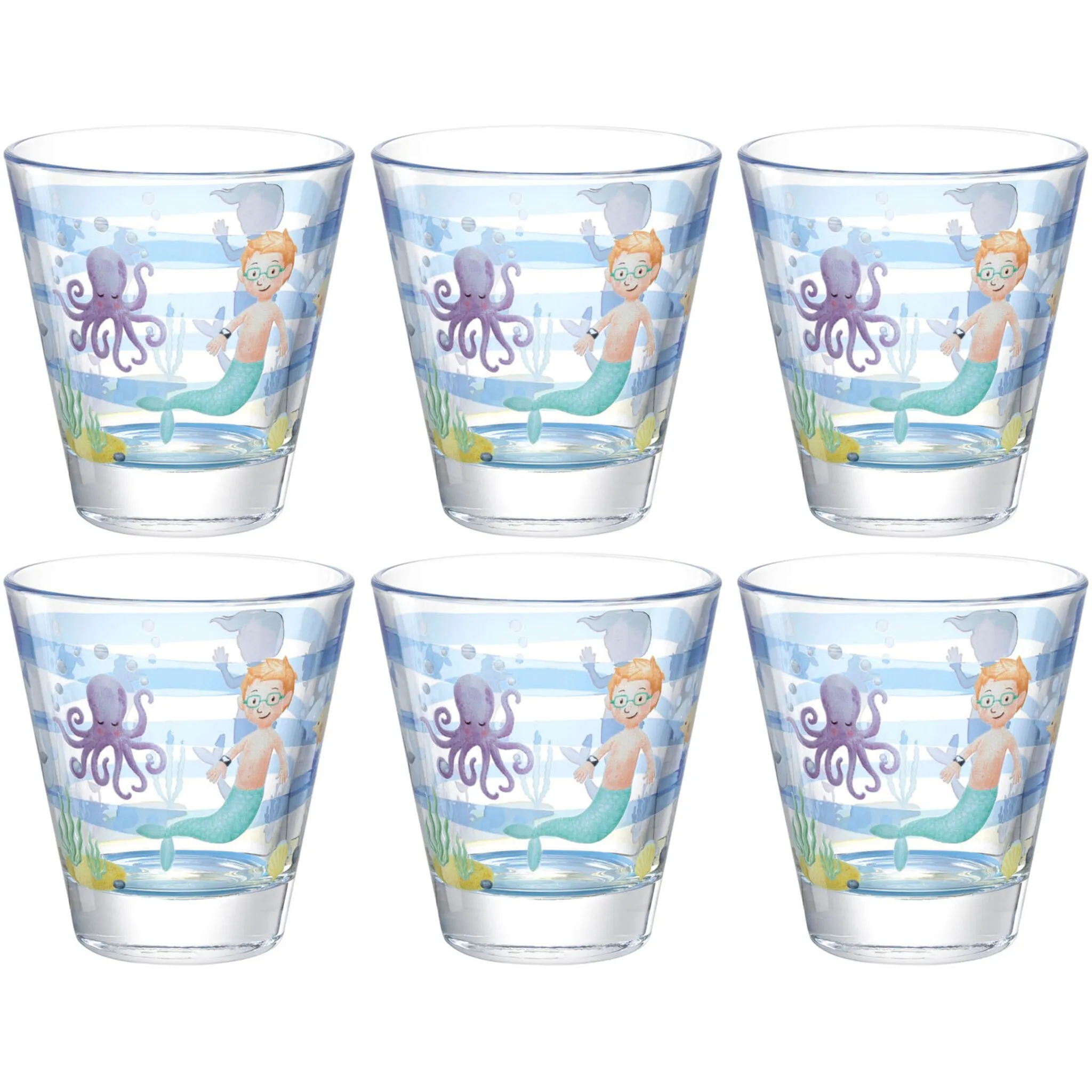 

Набор стаканов LEONARDO «BAMBINI AVVENTURA Meer», (набор, 6 шт), 215 мл, 6 шт, цвет mehrfarbig