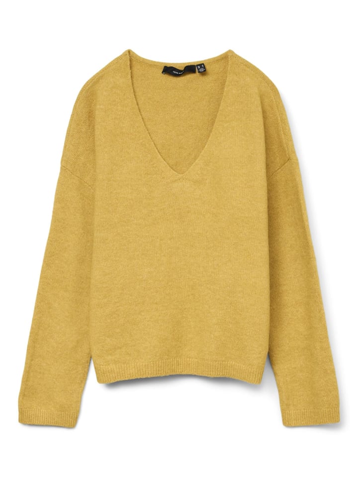 

Vero Moda Вязаный свитер цвета «Золотистый урожай»