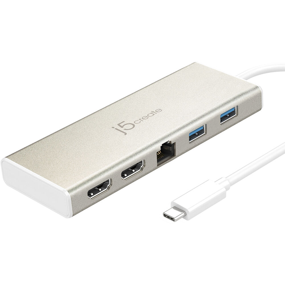 

Док-станция j5create JCD381 5-in-1 USB 3.1 Gen 1 Type-C Dock JCD381