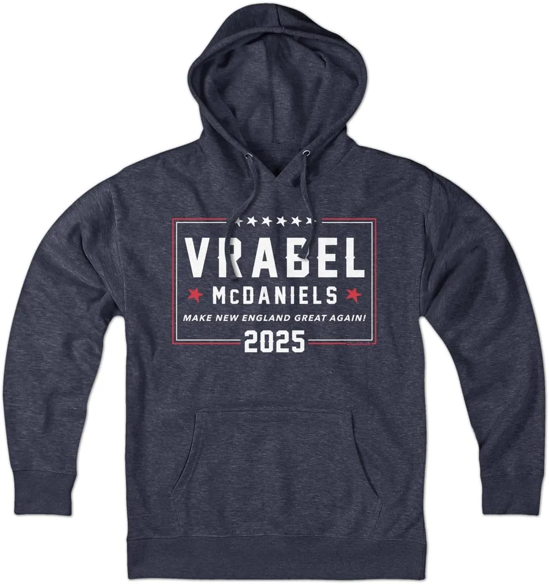 

Chowdaheadz Vrabel McDaniels 2025 Толстовка New England — унисекс худи из мягкого хлопкового микса
