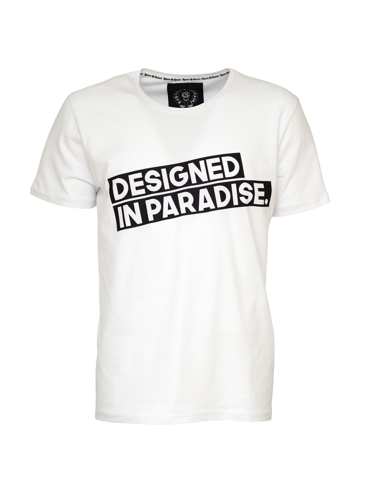 

Roberto Geissini Футболка Designed In Paradise, белая, Белый, Roberto Geissini Футболка Designed In Paradise, белая