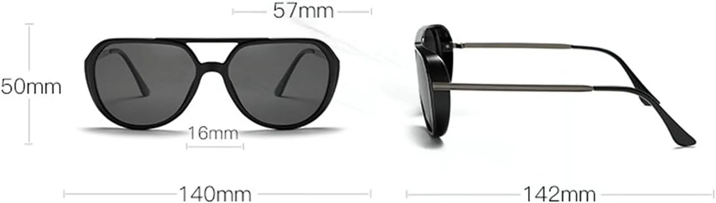 

Солнцезащитные очки COTIA Double Bridge Square Fashion Pilot для женщин и мужчин, ретро-поляризованные солнцезащитные очки, модные спортивные пляжные очки, Clear Grey