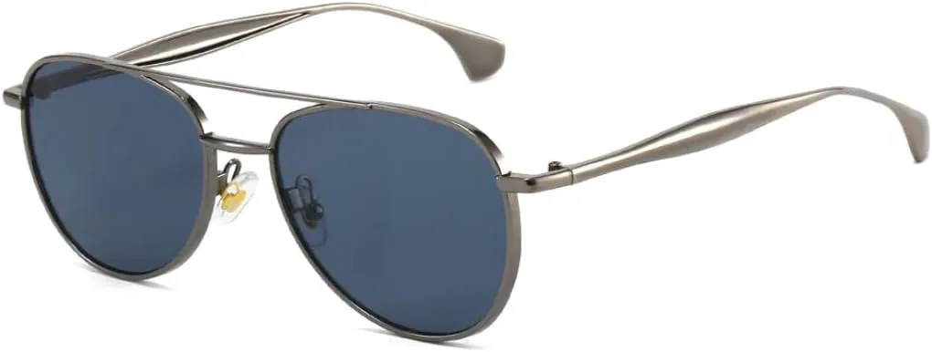 

Модные классические солнцезащитные очки для мужчин и женщин, металлические, с защитой от УФ-излучения UV400. Отлично подходят для путешествий TVTBBVV, Gray Gray