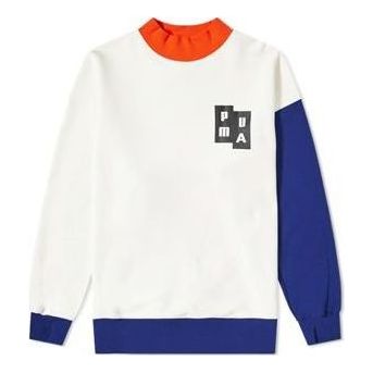 

Свитер x ader error crewneck sweatshirt 'white' Puma, белый